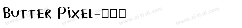 Butter Pixel字体转换